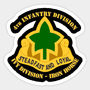 4th Infantry Division Sticker